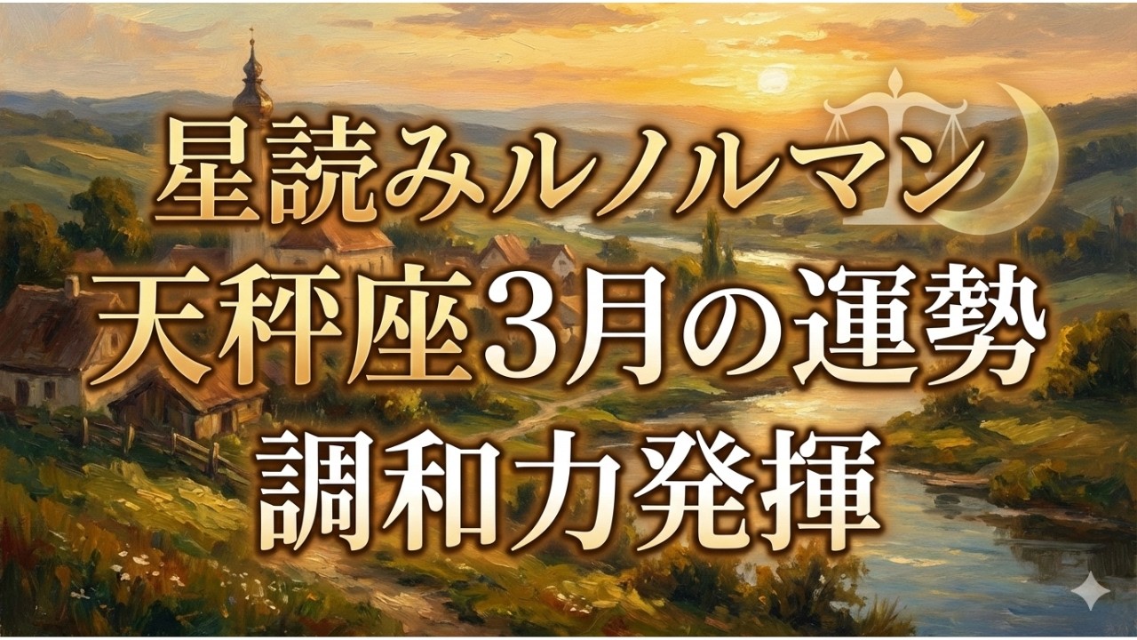 星読みルノルマン/天秤座３月の運勢/調和力発揮