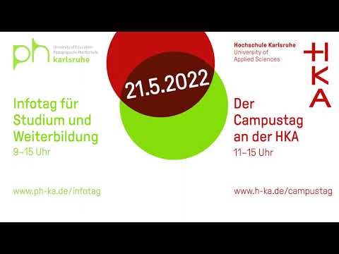 Samstag, 21.5.2022: Gemeinsamer Campustag und Infotag der PH Karlsruhe und der HKA