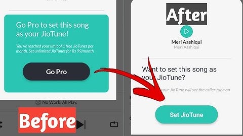 Jio Saavn Go Pro Problem Solved | Set Unlimited Jio Tune Without Pro Subscription | Free Jio Tune