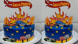 Kue ulang tahun tema Mobil Balap