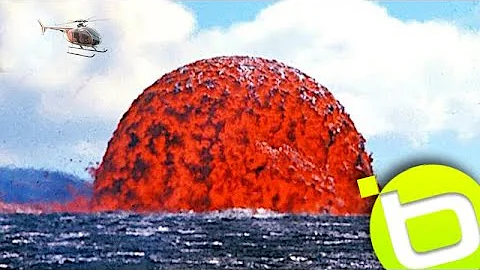 ¿Qué ocurre si la lava llega al océano?