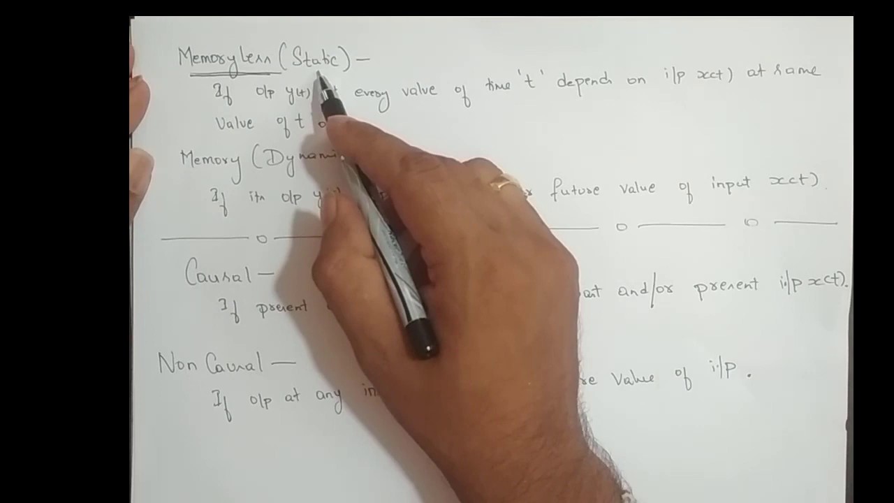 M2L12 - Memory and Causality of a System - Introduction - YouTube