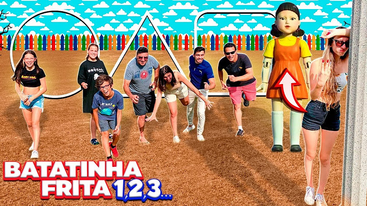 BATATINHA FRITA 1,2,3 NA VIDA REAL !! TENTAMOS ESCAPAR !! (ROUND 6 SQUID GAME) FT @PoliLandimm