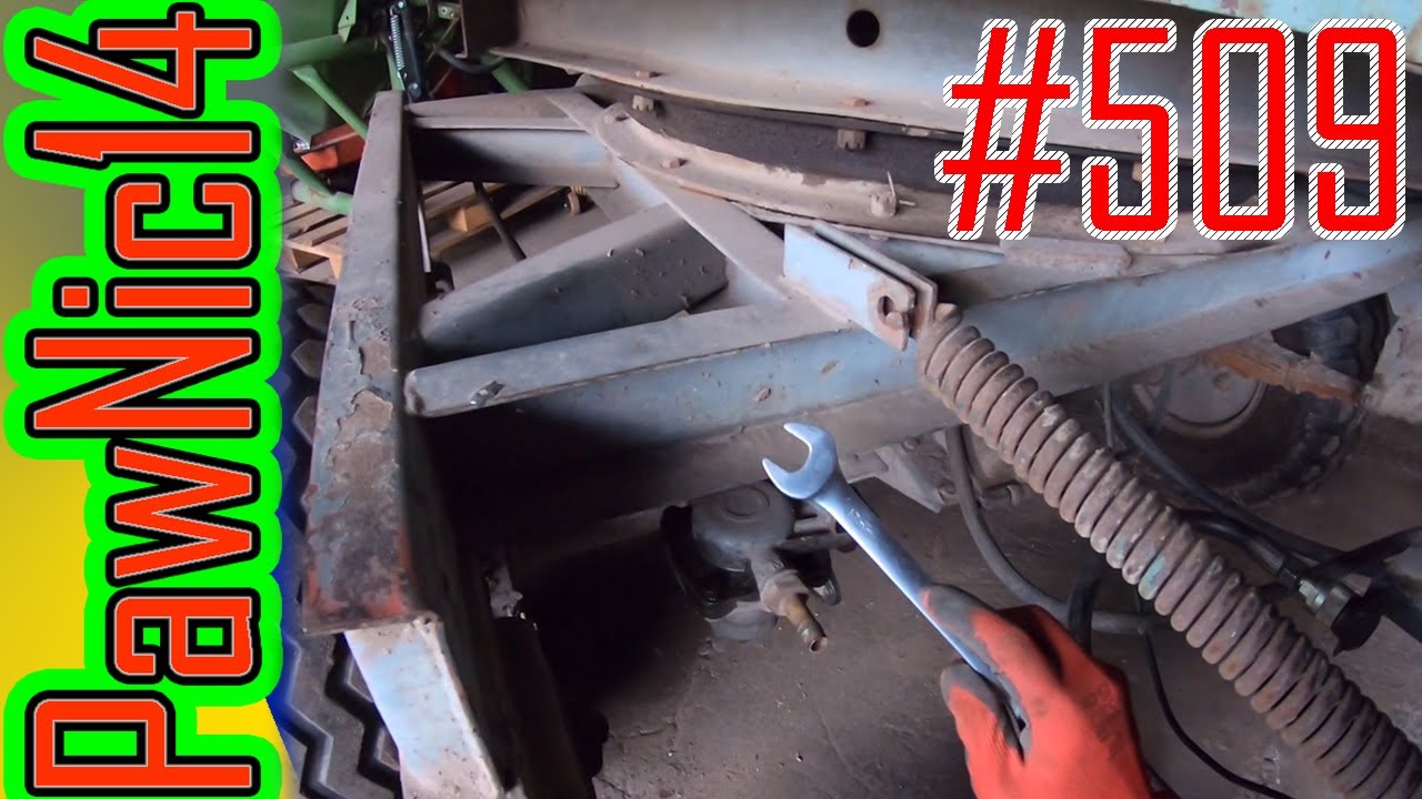 Naprawa hamulców w przyczepie Autosan D-47B cz.1 - Życie zwyczajnego rolnika 