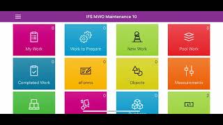IFS Apps 10   IFS Mobile Work Order (mWO) Aurena Native - Touch Apps Administration screenshot 1