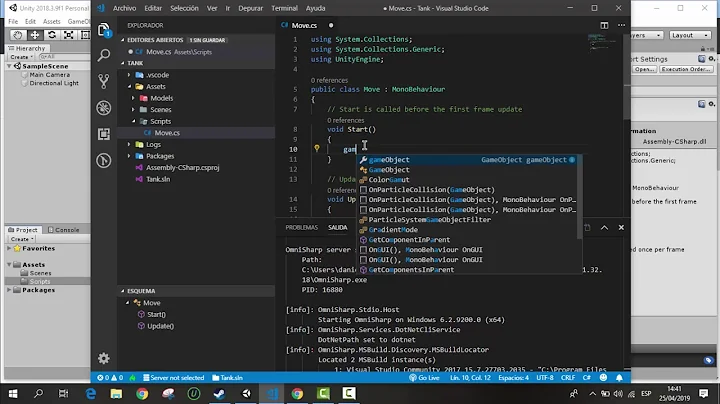 SOLUCION | error spawn cmd ENOENT Unity y Visual Studio Code No auto-completa