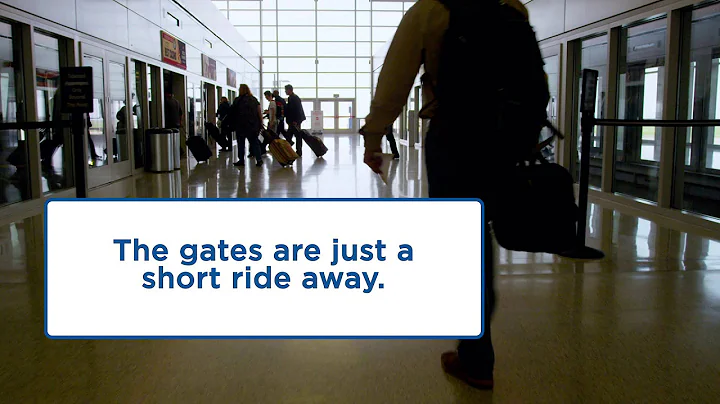 Sacramento International Airport Terminal B - from Ticketing to Gates