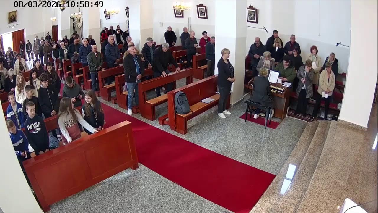 Snimka svete mise iz Vida 08.03.2026