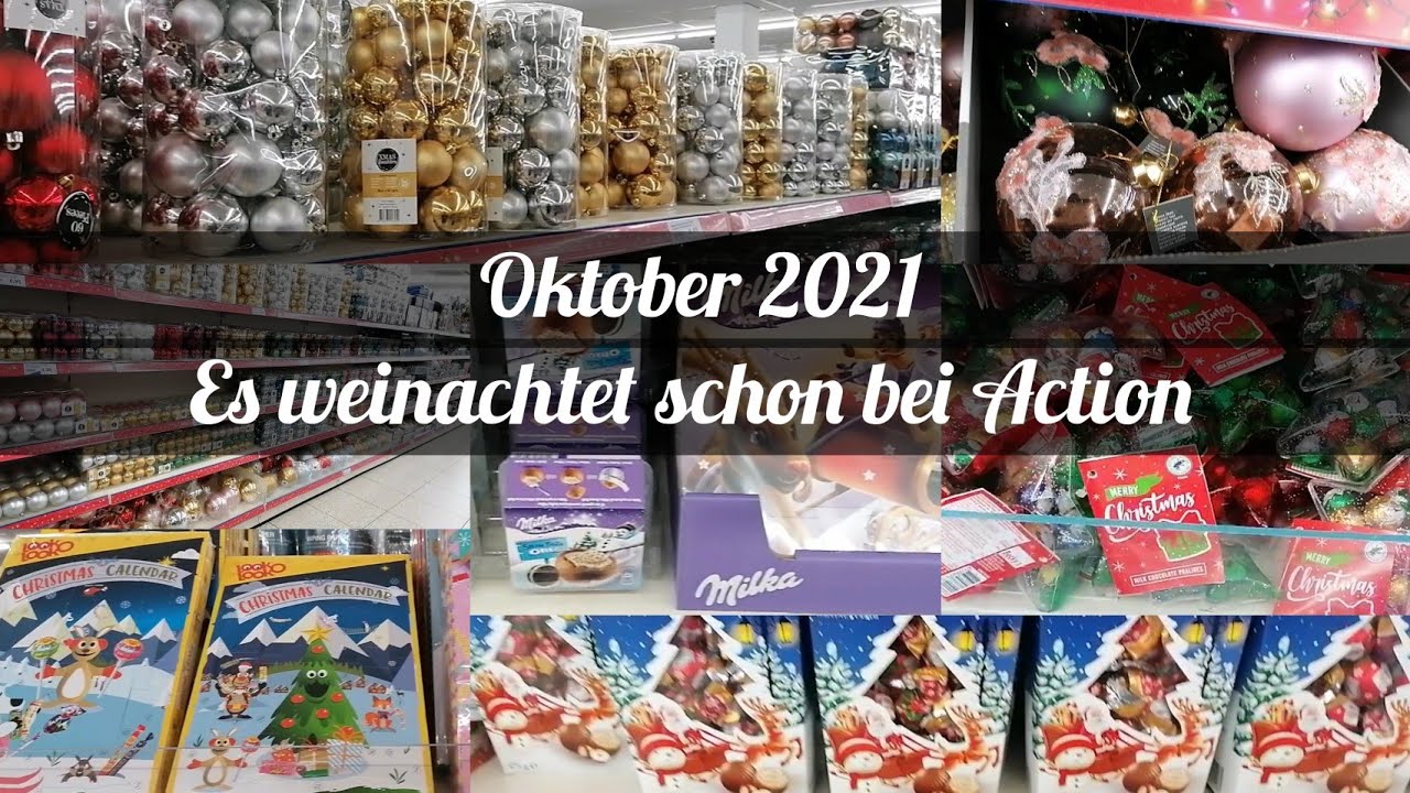 Weihnachtsdeko in Action, Oktober 2021 es weinachtet schon in Action