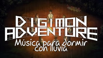 Digimon: Relaxing Music 🎵 | Rain Background 🌧️ (Sleep, Study, Work)