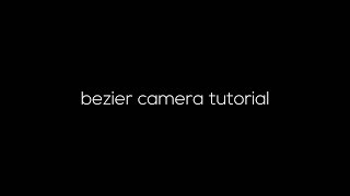 Roblox Studio Bezier/Smooth Camera Tutorial!