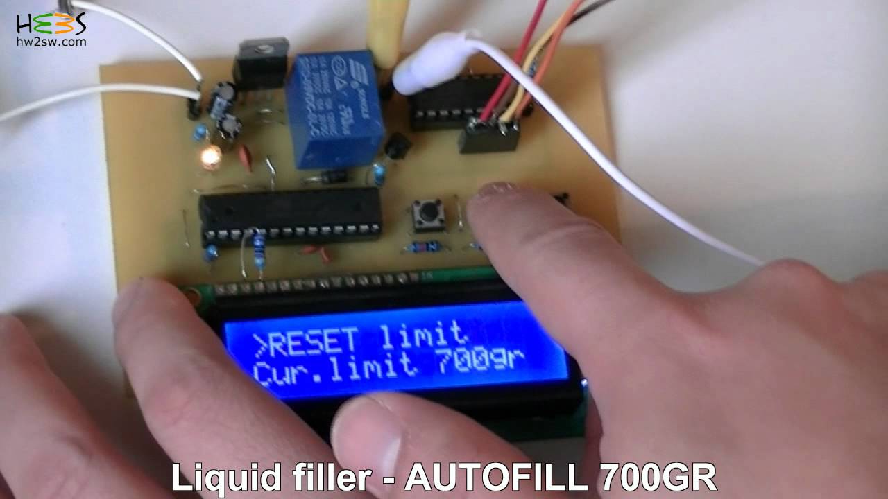 Filling machine - Liquid filler - Autofill 500 and 700gr