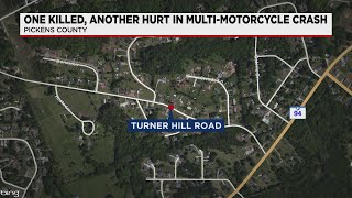 One killed, another injured in crash involving multiple motorcycles in Pickens County