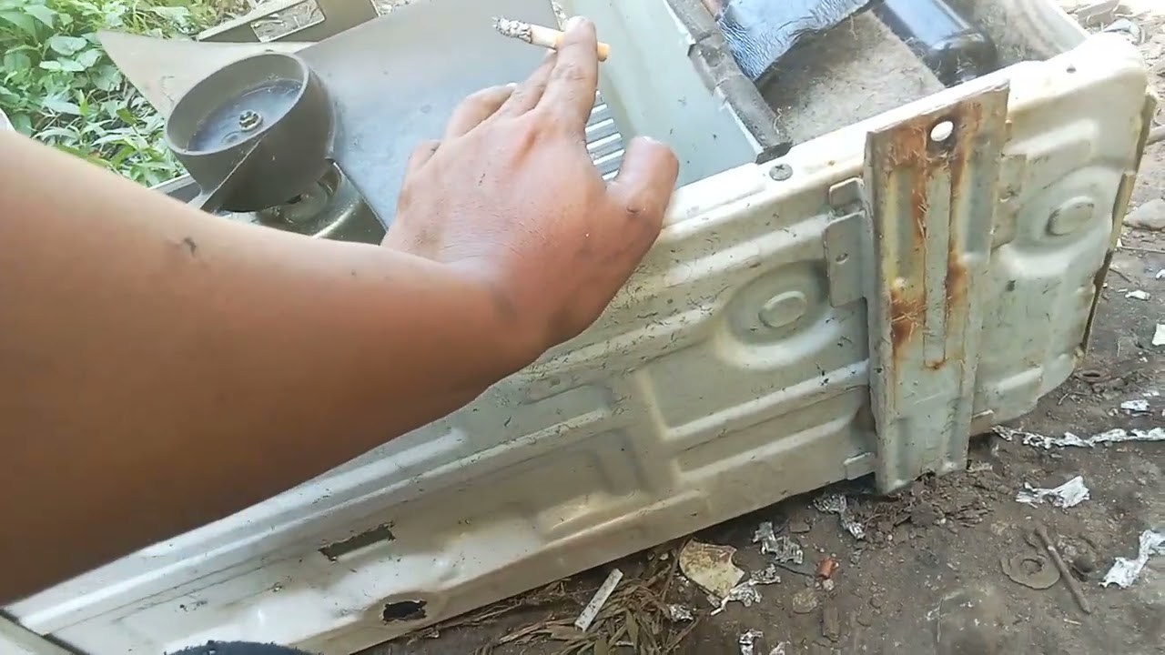 Dapat AC bekas langsung bongkar dirumah