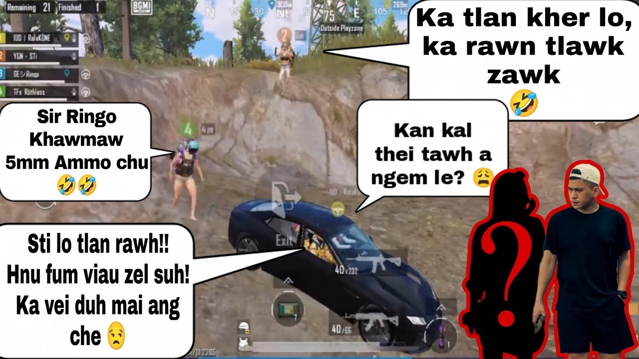 Kan thawm mite hriat khawp in aw niang🤣 | PUBG FUNNY MOMENT - 96