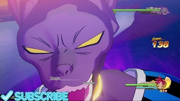 Dragonball z Kakarot easiest and most efficient way to beat Lord Beerus level 250