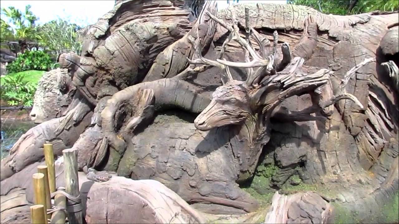 New animals emerge from Tree of Life at Disney's Animal Kingdom - YouTube