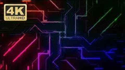 Abstract Neon Multicolored Lines Background Loop - Free 4k Background Animation