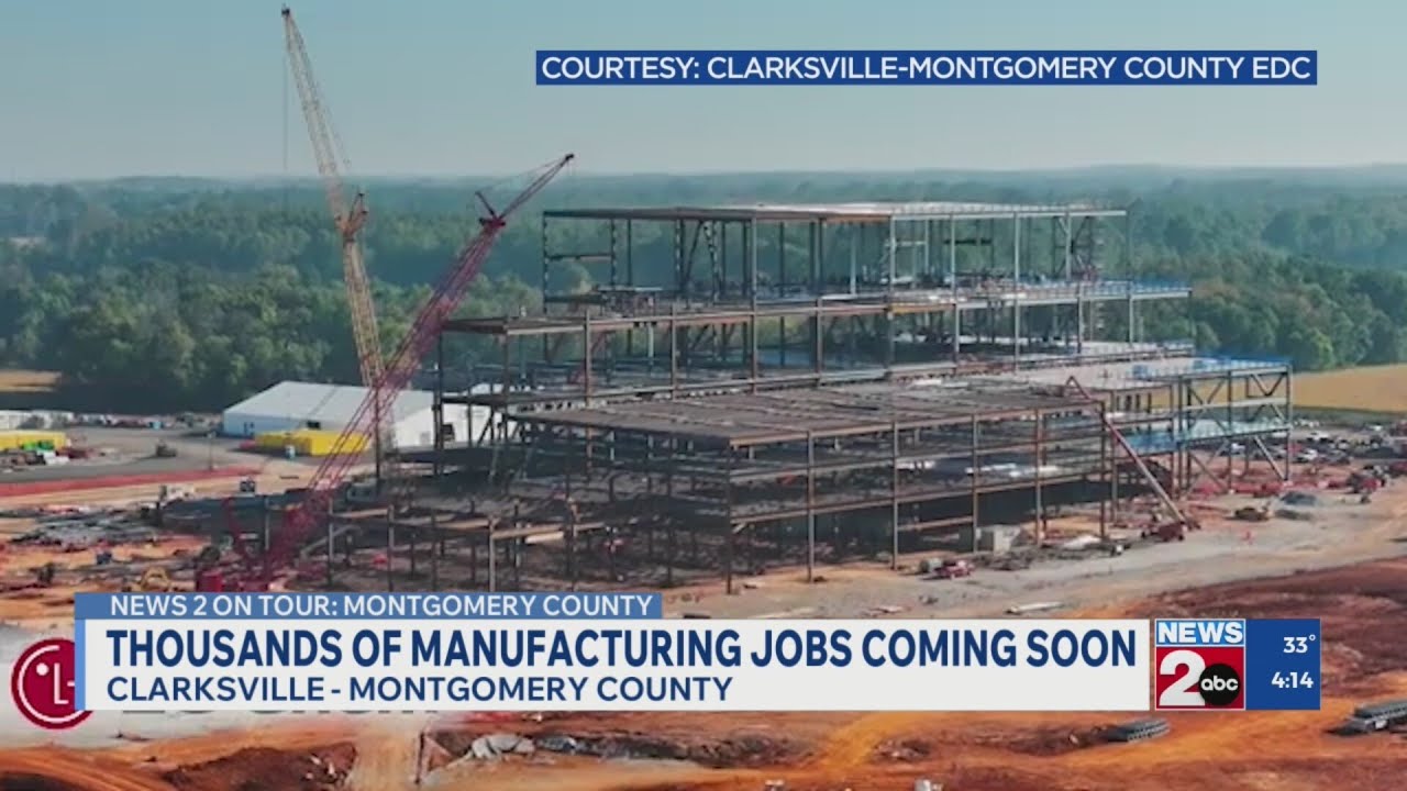 Thousands of manufacturing jobs coming soon to Montgomery County | Your Wallet Nashville