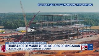 Thousands of manufacturing jobs coming soon to Montgomery County | Your Wallet Nashville