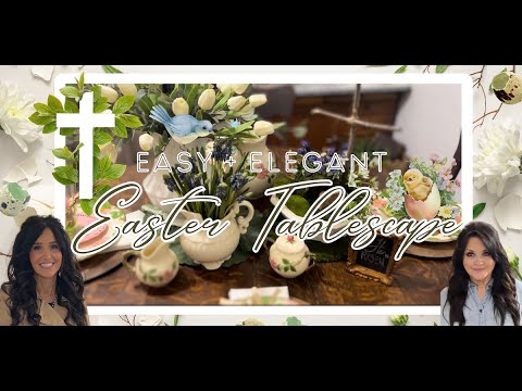 MUST SEE Easy + Elegant Easter Tablescape - YouTube