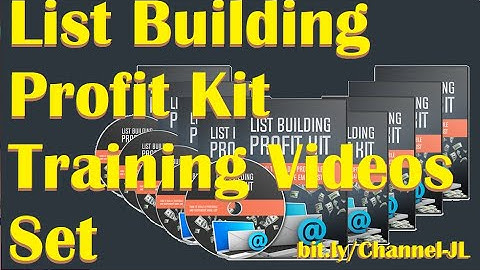 List Building Profit Kit Training Videos Set - 8 Videos