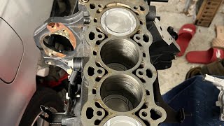 Chevy sonic 1.4 turbo engine block assembled  (part 7)