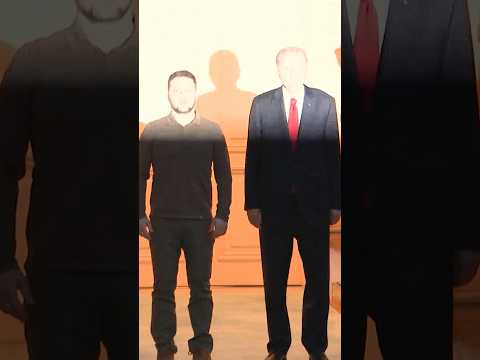 Ukraine's Zelenskiy Meets