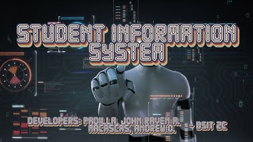 Final Project System in PF101 (Student Information System)