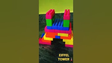 EIFFEL TOWER  WITH BUILDING BLOCK / JERISHBROTHERS