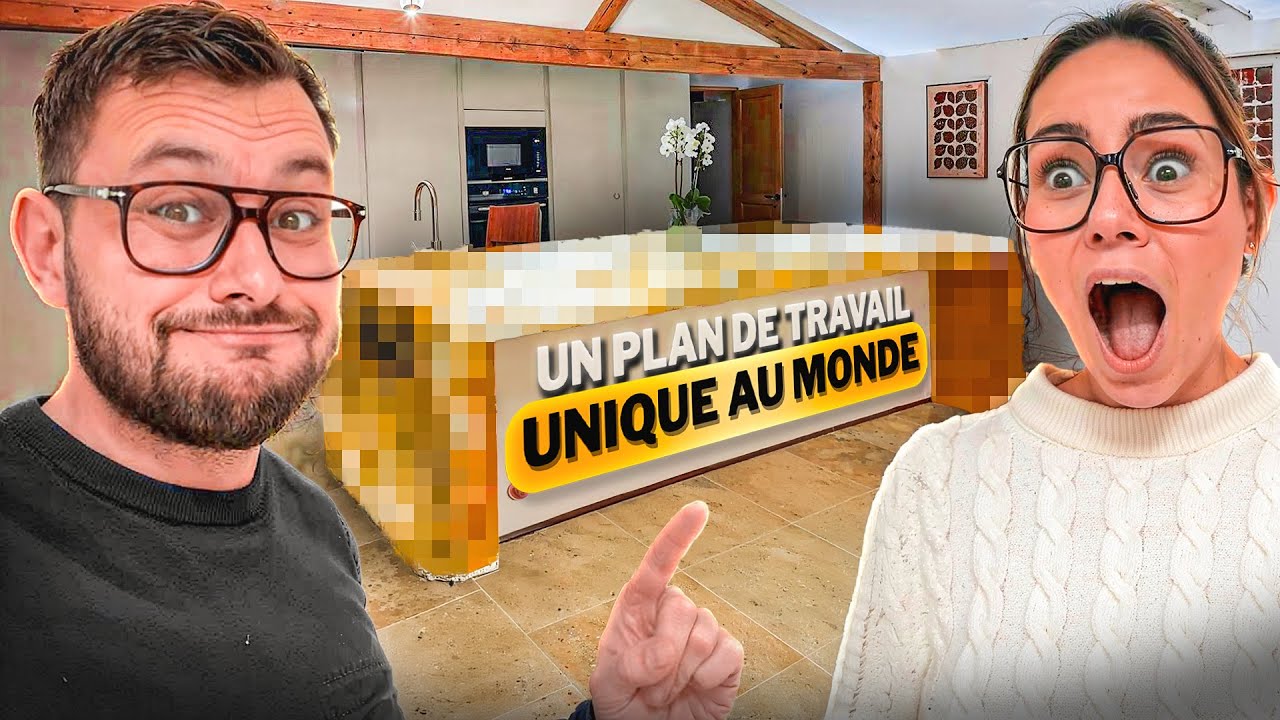 On vous dévoile notre plan de travail unique au monde ! Rénovation maison 