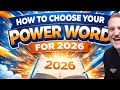 How To Choose Your Power Word For 2026 A Simple Practice That Actually Works 