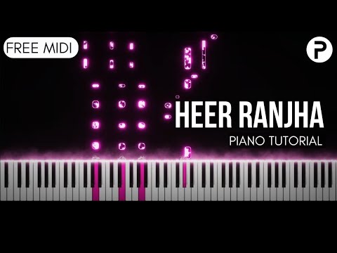 Heer Ranjha Piano Tutorial Instrumental Cover | Rito Riba