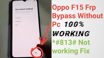 Oppo F15 CPH2001 Google Account Bypass l 100% Working 2023 l Oppo F15 Frp Bypass Without Pc