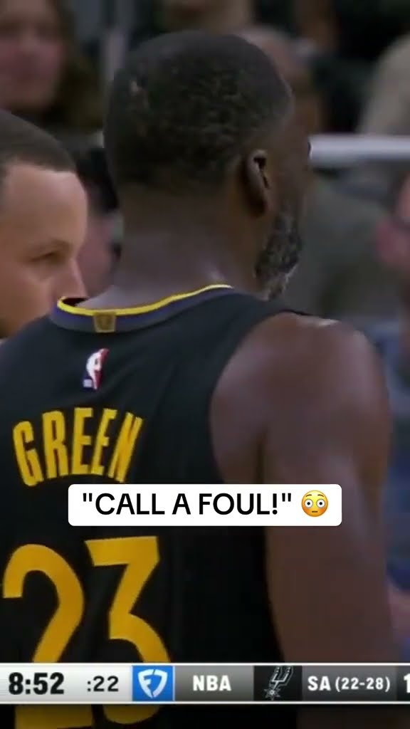 Draymond Green received a technical foul after yelling at the ref