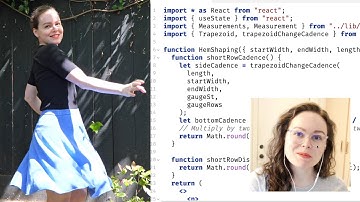 Knitting a gored skirt with short row shaping | Machine knitting a dress