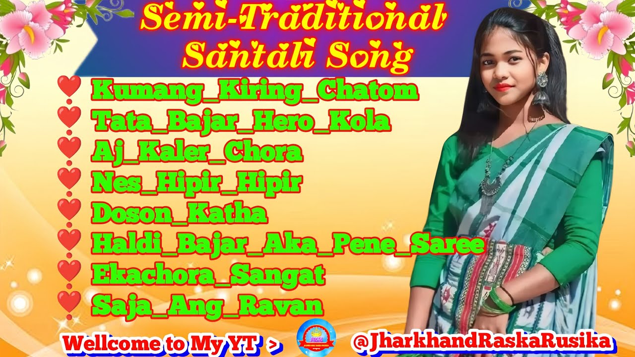 New Santali Semi Traditional song 🥰// Santali song 😍🌹//@JharkhandRaskaRusika 