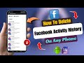 Delete Facebook Activity History | Clean Facebook Activity History