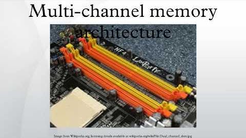 Multi-channel memory architecture