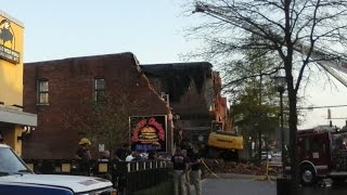 Building collapse in Chattanooga - Cheeburger Cheeburger