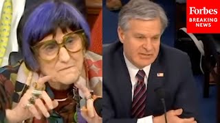 Rosa DeLauro Questions Christopher Wray About Calls To Defund The FBI