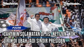 Cak Imin Senandungkan Sholawat yang Diaransemen Sindir Jokowi Saat Kampanye Akbar di JIS
