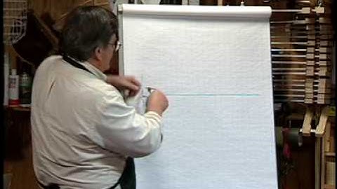 Calculating the fret slot position: instructional guitar building video...luthier