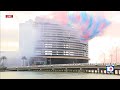 Engineers implode Mandarin Oriental Miami in Brickell Key