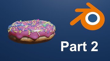 How to make a Donut in Blender like Blender Guru - Part 2 [ Blender Tutorial for Beginners]
