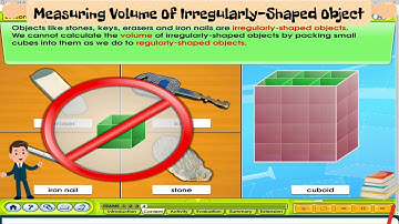 Science Interactive Learning : Measuring Volume Of Irregularly-shaped Object (Year 3 - Measurements)