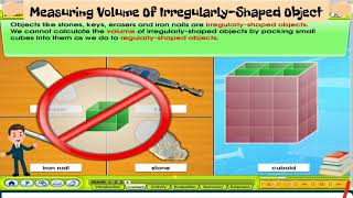 Science Interactive Learning : Measuring Volume Of Irregularly-shaped Object (Year 3 - Measurements)
