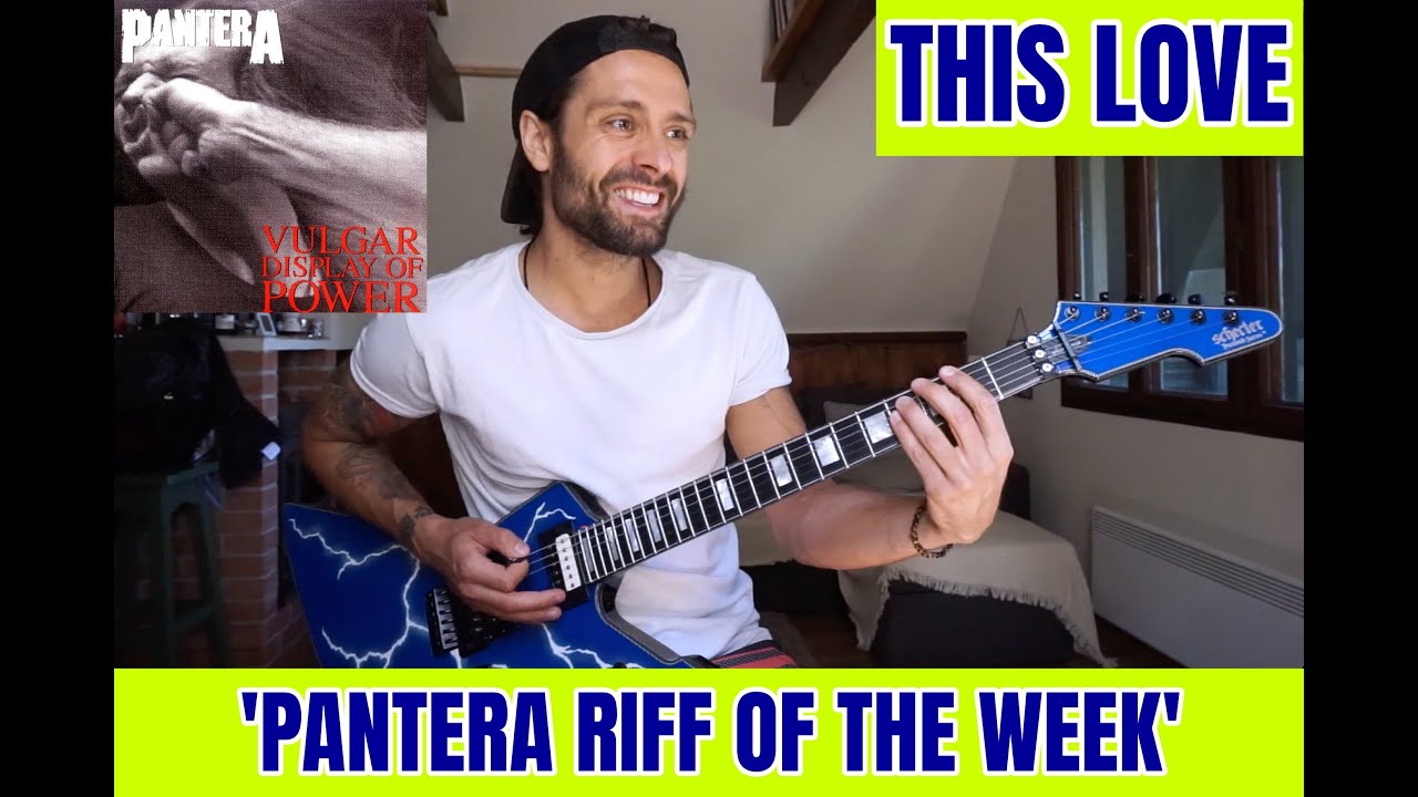 PANTERA 'RIFF OF THE WEEK' | #6 THIS LOVE - Fast Chromatic Riff LESSON ...