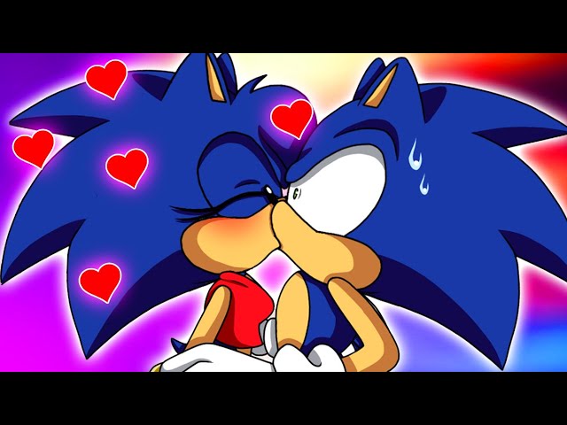 SONICA & SHADINA KISS SHADOW! [Sonic Comic Dub] 