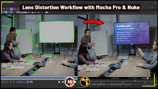 Lens Distortion Workflow With Mocha Pro & Nuke | Calculate Lens Distortion in Mocha |Lens Distortion